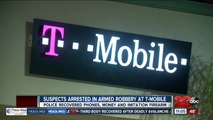Suspects arrested in armed robbery at T-Mobile