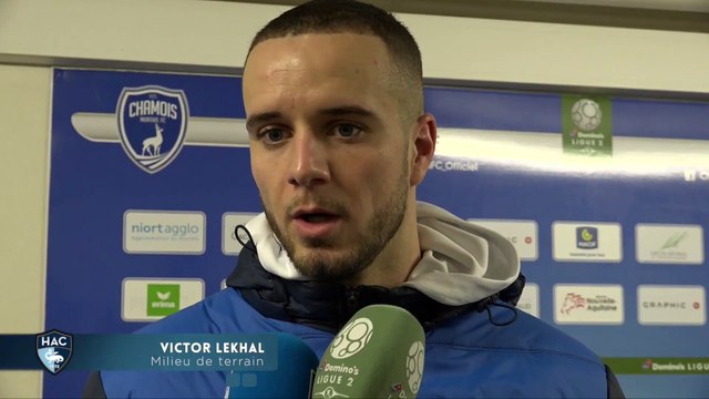 Après Niort - HAC (0-1), réaction de Victor Lekhal