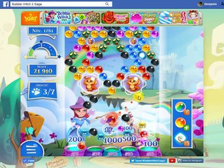 Bubble Witch Saga 2-Level 1781