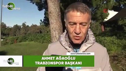 Ahmet Ağaoğlu: "İlk yarıyı tatmi edici bir yerde bitirdik"
