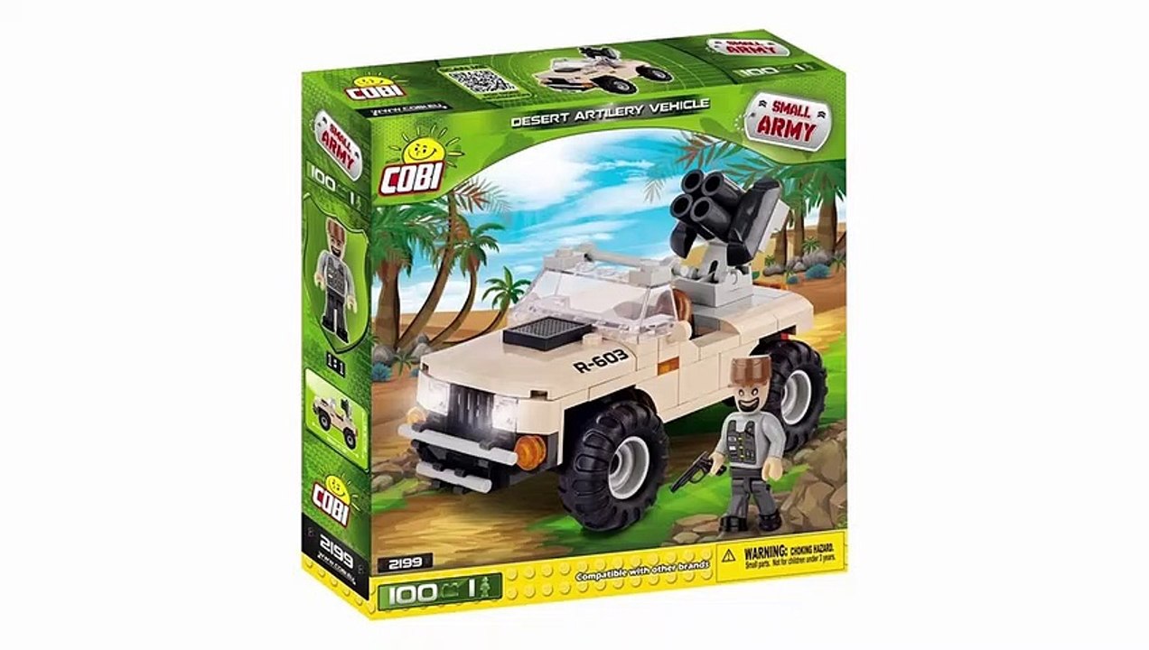 [COBI ] Desert Artillery Vehicle - Speedbuild (Small Army Series No. 2199)