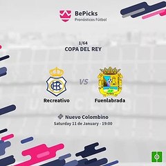 2ª Ronda Copa Del Rey 2019/2020 Recreativo-Fuenlabrada Los Numeros.