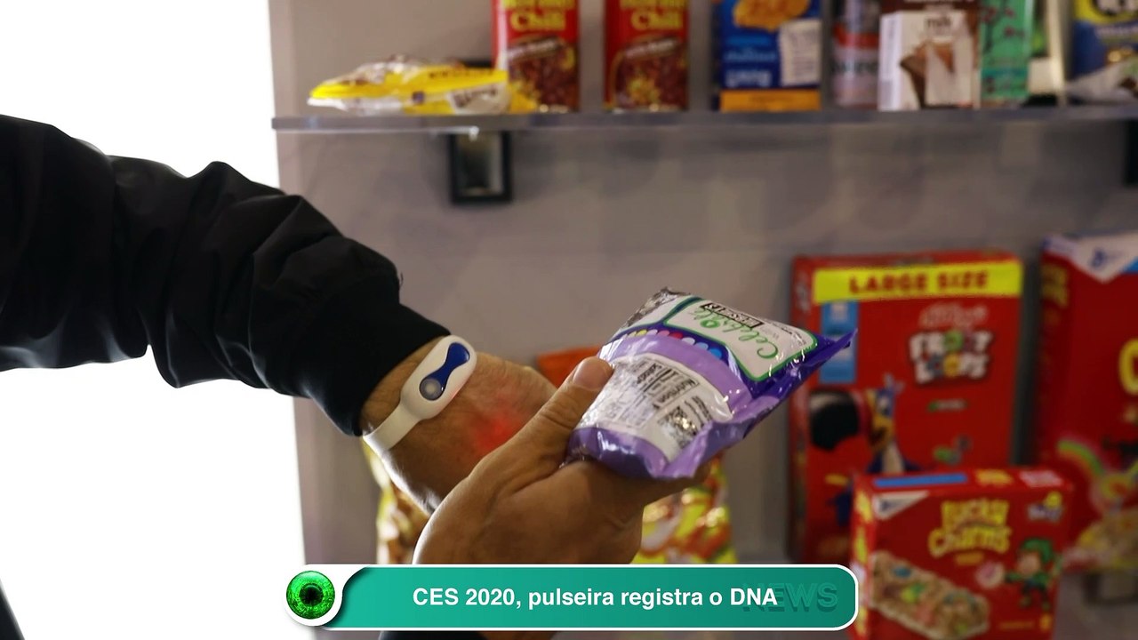 CES 2020, pulseira registra o DNA