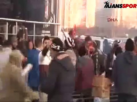 Beşiktaş - Club Brugge maçı öncesi stat çevresi