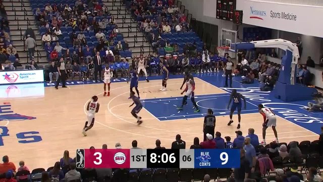 Donta Hall Posts 16 points & 16 rebounds vs. Delaware Blue Coats