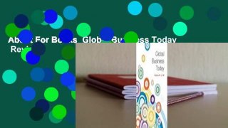 About For Books  Global Business Today  Review