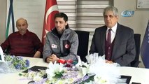 Olimpiyat Oyunları’nda Türkiye’yi temsil eden İpçioğlu, Erzurum’a döndü