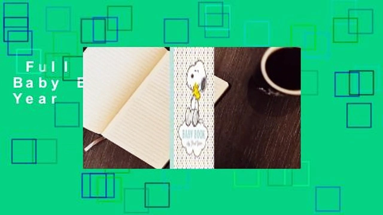 Full version Peanuts Baby Book My First Year For Online video