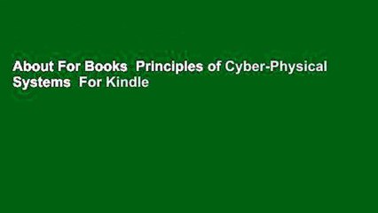 Master the Fundamentals of Cyber-Physical Systems 📘