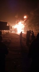 कन्नौज में बड़ा हादसा, धुं-धुं कर जली बस, 25 के मरने की आशंका