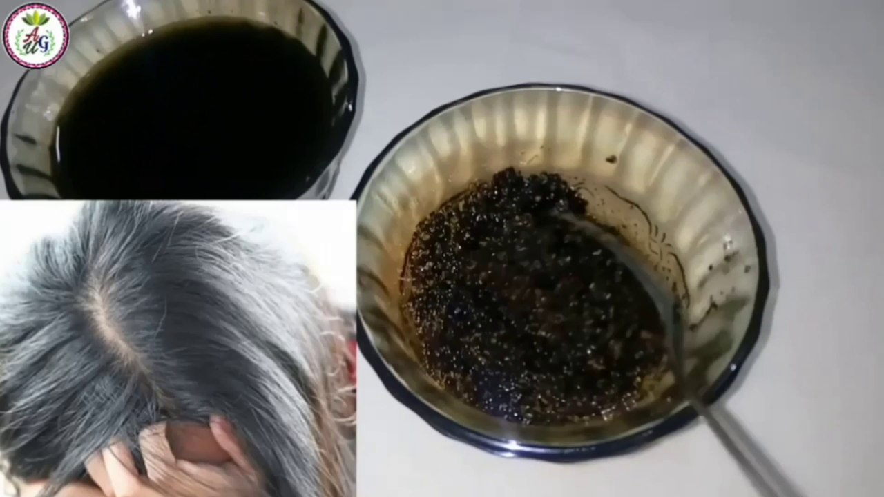 white hair to black naturally / baal kale karne ka tarika safed balo ko kala kaise gharelu upay nuskhe oil