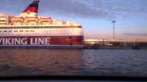 Helsinki ferry is going towards Suomenlinna | Helsinki | FINLAND