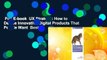 Full E-book  UX Strategy: How to Devise Innovative Digital Products That People Want  Best