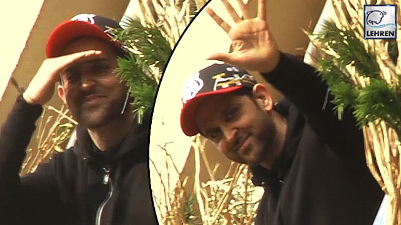 Hrithik Roshan Greets Fans With A Smile And Wave On His Birthday
