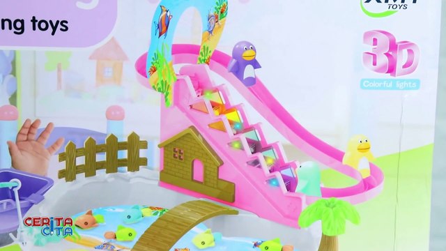 Mainan Anak Mancing Ikan-ikanan Ada Pinguin Prosotan Catch the Fish and Pinguin Toys