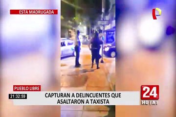 Pueblo Libre: dos jóvenes se vestían de mujer para asaltar a taxistas