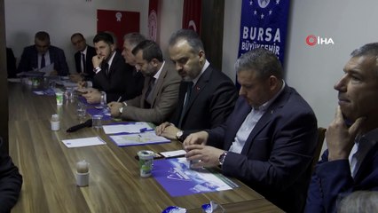 Alinur Aktaş  ‘Muhtarlar Buluşması’ kapsamında Gürsulu muhtarlarla bir araya geldi