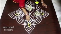 Beautiful color Marghazi  padi kolam    easy dhanurmasam muggulu 2020    latest rangoli