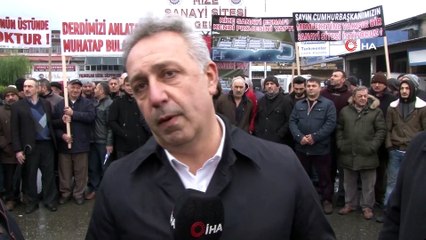 Sanayi sitesi esnafından taşınma tepkisi