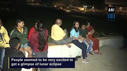 People gathered at Nehru Planetarium to get glimpse of first lunar eclipse of 2020