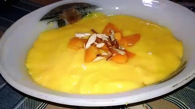 Mango Custard-Summer special-Easy Mango Custard recipe (COOKING WITH HADIQA)