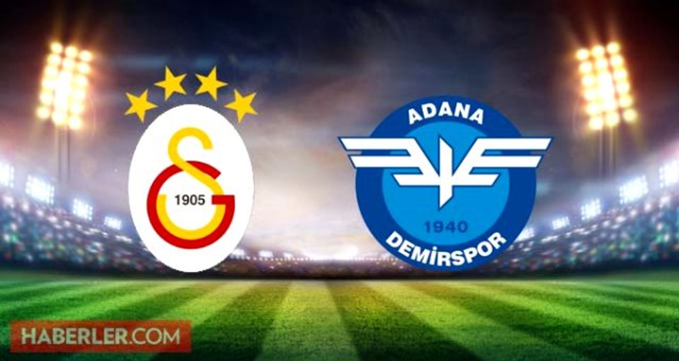 Galatasaray Adana Demirspor maçı ne zaman, saat kaçta, hangi kanalda? Galatasaray Adana Demirspor Canlı izle, şifresiz izle!