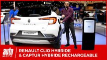 Renault Clio hybride et Captur hybride rechargeable : découverte au salon de Bruxelles