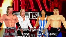 Warzone- WWF Attitude Mod Matches Edge & Christian vs Kaientai