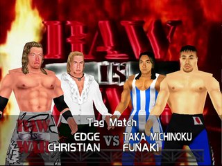 Warzone- WWF Attitude Mod Matches Edge & Christian vs Kaientai