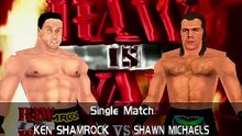 Warzone- WWF Attitude Mod Matches Ken Shamrock vs Shawn Michaels