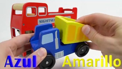 Aprende los Colores - Video Educativo para Niños - Vehículos Comunitarios-