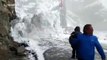 Motorists flee as huge avalanche slides onto road in northern India