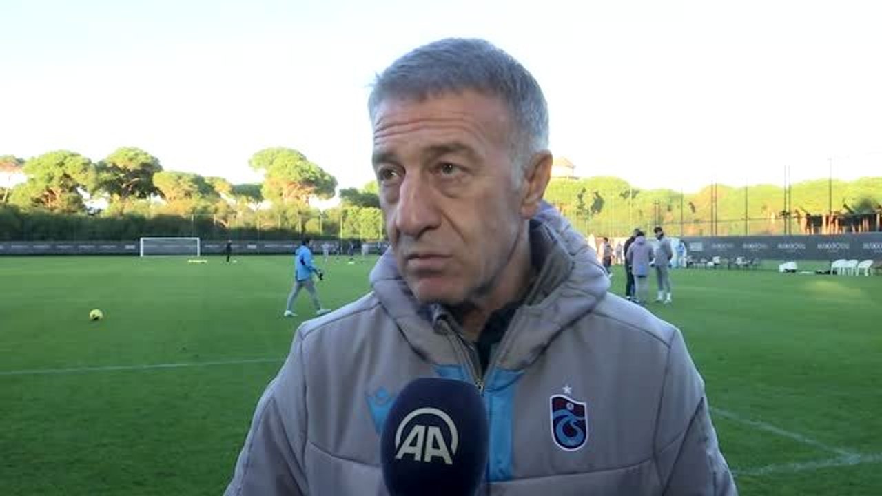 Trabzonspor Kulübü Başkanı Ahmet Ağaoğlu'ndan "harcama limitleri" açıklaması (1)