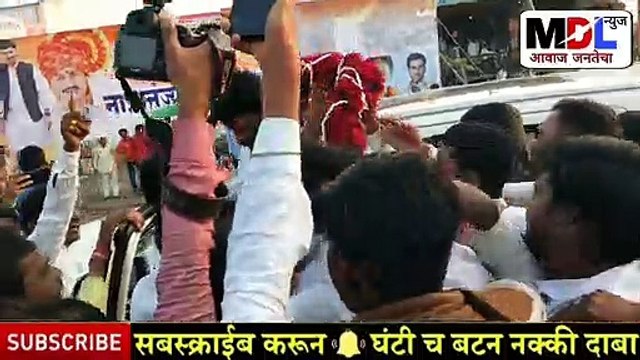 धनंजय मुंडे गाड्यांचा ताफा रॉयल एन्ट्री | Dhananjay Munde Royal Entry | Dhanjay Munde Welcome | Dhanjat Munde Today News