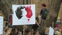 Manifestaciones en toda Australia por la gestión de los incendios y el cambio climático