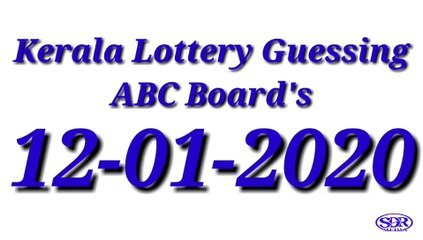 Kerala Lottery Guessing Today ABC