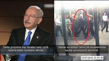 Darbe girişimi sırasında kahve yudumlayan Kılıçdaroğlu'ndan "sabaha kadar direndik" yalanı!