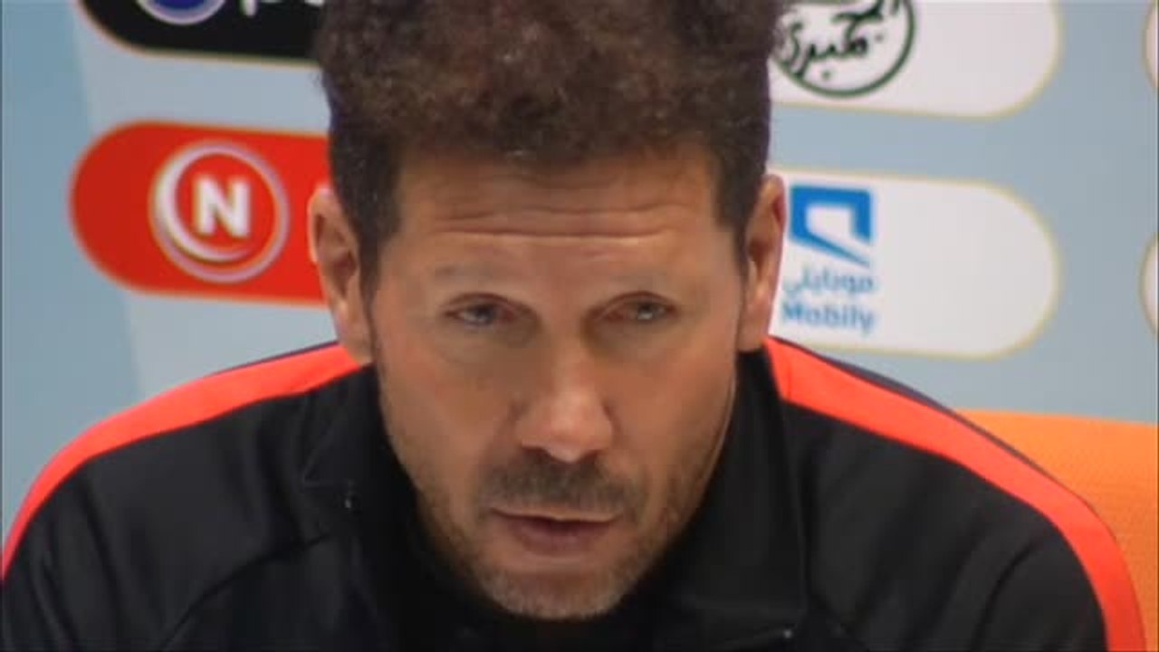 Simeone cree que las ausencias de Benzema, Bale y Hazard no debilitan al Real Madrid