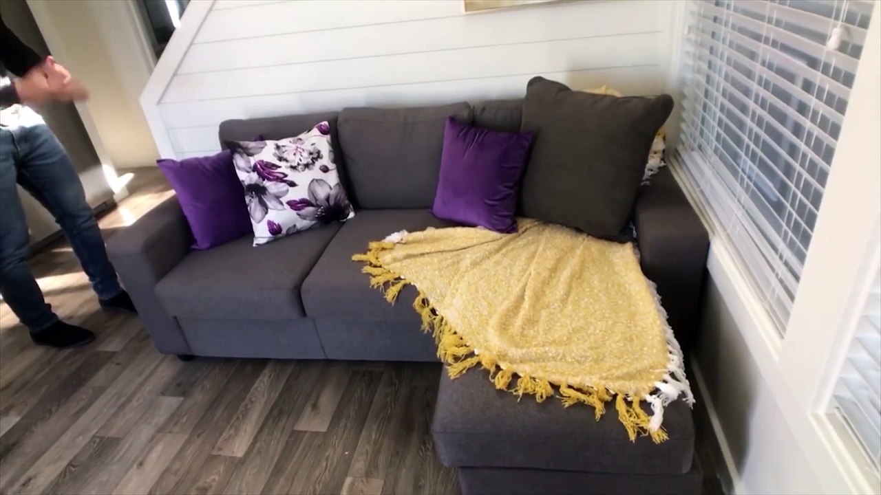 FARMHOUSE tiny home fits TWO KING SIZE BEDS
