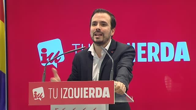 Garzón advierte de que la derecha tratará de hacer descarrilar el Gobierno progresista por todos los medios