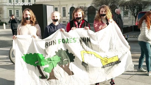 Protestos na Alemanha e na Austrália contra as alterações climáticas