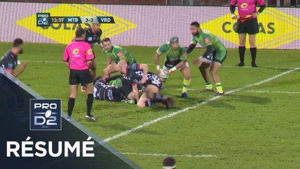PRO D2 - Résumé Montauban-Valence: 30-3 - J16 - Saison 2019/2020