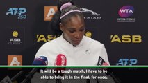 Serena aiming to 'bring it' in Auckland final