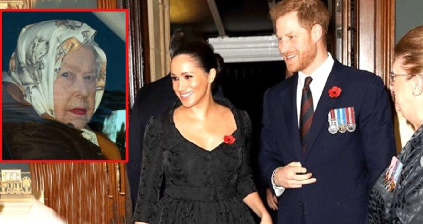 Prens Harry ve Meghan Markle'ın kararının ardından Kraliçe Elizabeth ilk kez görüntülendi