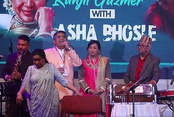 LEGENDARY ASHA BHOSLE LIVE IN NEPAL  - - Dailymotion