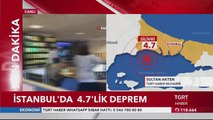 İstanbul'da 4.7 Büyüklüğünde Deprem Meydana Geldi