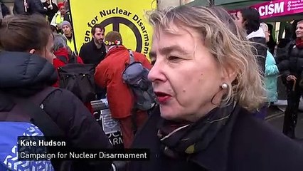 Hundreds attend 'no war on Iran' march in London