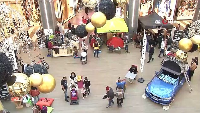 Macera ve doğa tutkunları şehir ortasında kamp havasını yaşıyor