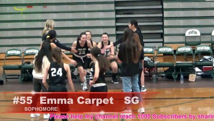 Sage Hill Lightning vs Orangewood Academy Spartans Highlights 1-9-20 Girls Basketball