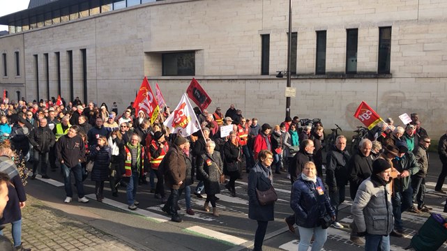 Manifestation contre la réforme des retraites le samedi 11 janvier